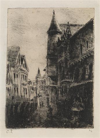 CAMILLE PISSARRO Two prints.